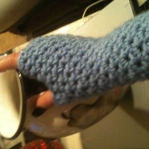 Crochet Fingerless Mittens